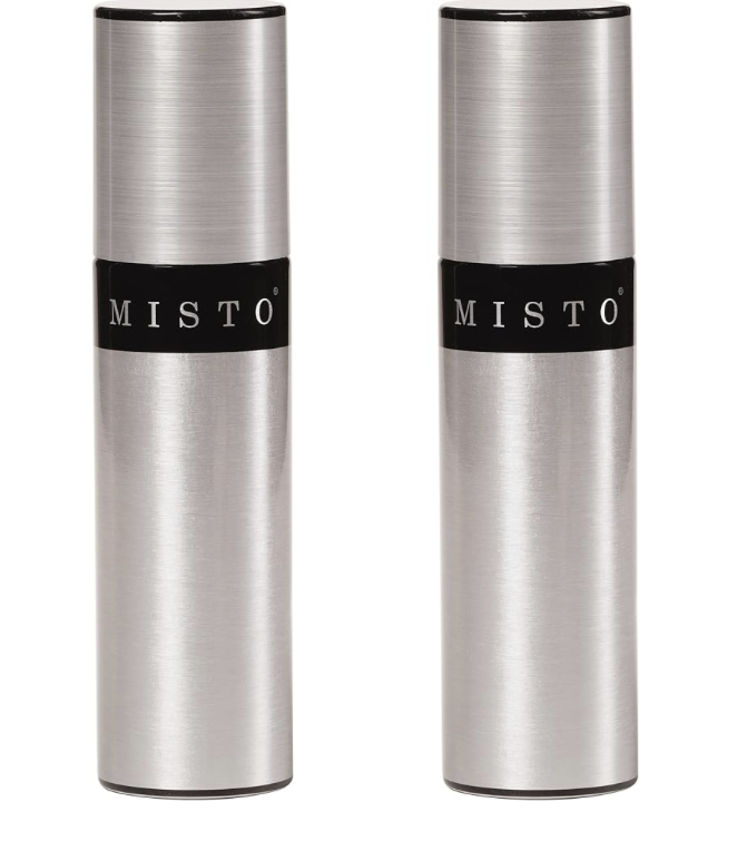 Misto Oil Sprayer, Set of Two, Silver